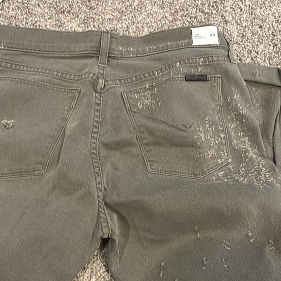 Hudson Jeans Women's Straight Leg in Olive - Picture 4 of 4